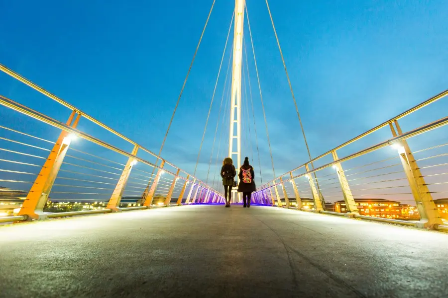 The Infinity Bridge in Stockton-on-Tees